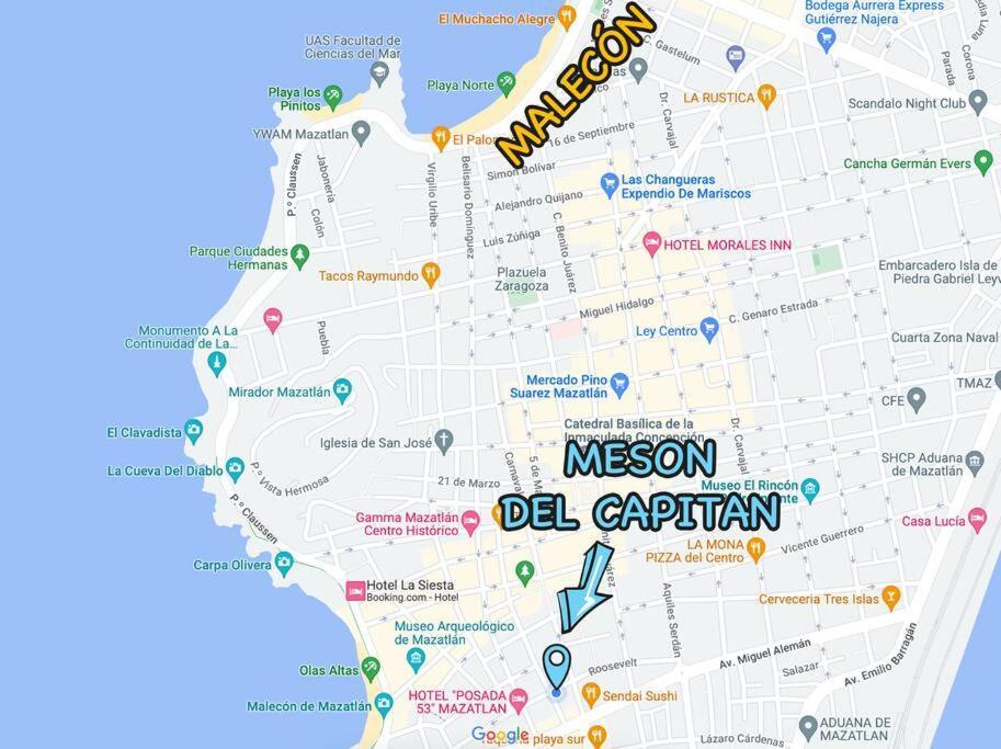 Apartamento Meson Del Capitan 7 Depa En El Centro!